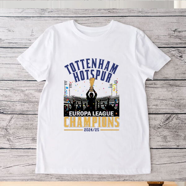 Tottenham Hotspur Spurs - Europa League Champions Winners 2025 T-Shirt