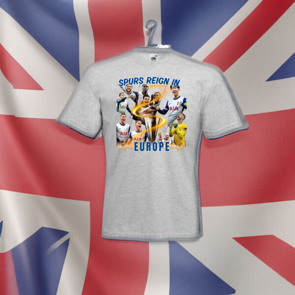 Tottenham Hotspur Spurs Reign In Europe T-Shirt
