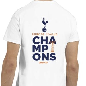 Tottenham Hotspur Spurs T-Shirt Top | Europa League Champions winners 2025