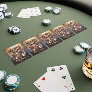 Tottenham Hotspur UEFA Europa League Champions 2024-25 Poker Cards