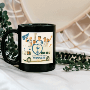 Tottenham Hotspur UEFA Europa league winners 2025 bus Mug