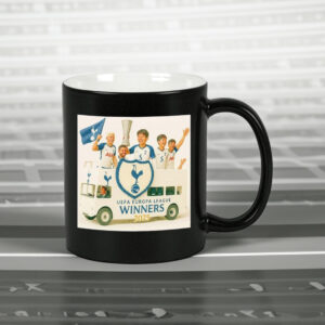 Tottenham Hotspur UEFA Europa league winners 2025 bus Mug