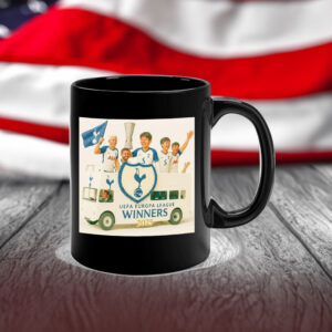 Tottenham Hotspur UEFA Europa league winners 2025 bus Mug