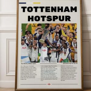 Tottenham Hotspur Wooden Framed Poster