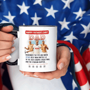 Tottenham Hotspurs 2025 UEFA Europa League Final Winners SPURS Stadium Erupts Mug