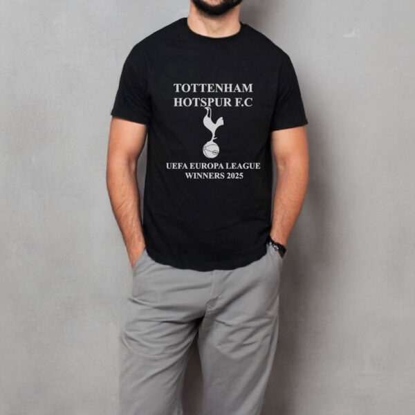 Tottenham Hotspurs UEFA Europa League Winners Football 2025 T-Shirt