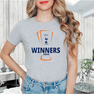 UEFA Europa League Trophy, Tottenham Hotspur 2025 Champions T-Shirt